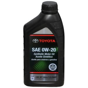 Масло моторное TOYOTA Motor Oil SN Plus 0W-20, 946 мл / 00279-0WQTE-6S