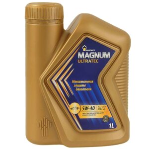 Масло моторное ROSNEFT Magnum Ultratec 5W-40 A3/B4, 1 л