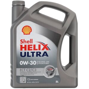 Масло моторное SHELL Helix Ultra ECT 0W-30 C2/C3, 5 л