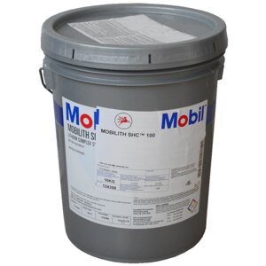 Смазка пластичная MOBiL Mobilith SHC 100, 16 кг