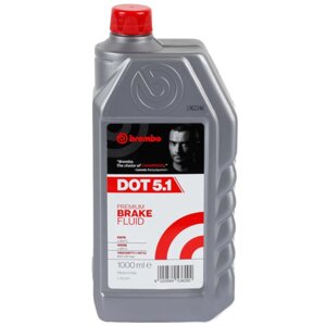 Жидкость тормозная BREMBO Brake Fluid DOT-5.1, 1 л