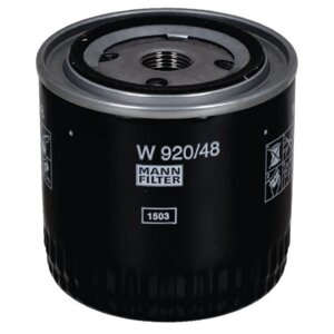 Фильтр масляный MANN Oil Filter W 920/48