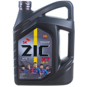 Масло моторное ZiC X7 LS 5W-30 Synthetic, 6 л