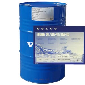 Масло моторное VOLVO Engine Oil VDS-4.5 10W-30, 208 л