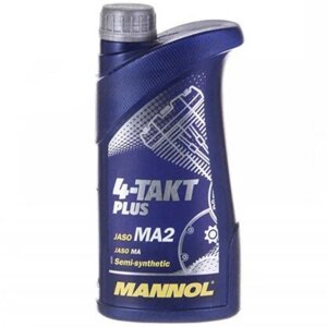 Масло моторное MANNOL 7202 4-Takt Plus 10W-40 MA/MA2, 1 л