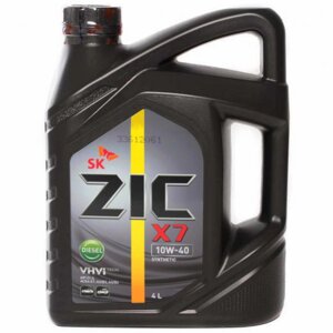 Масло моторное ZiC X7 Diesel 10W-40 Synthetic, 4 л