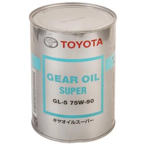 Масло трансмиссионное TOYOTA Gear Oil Super GL-5 75W-90, 1 л / 08885-02106