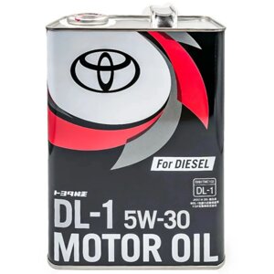 Масло моторное TOYOTA Motor Oil DL-1 5W-30, 4 л / 08883-02805