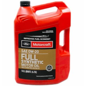 Масло моторное FORD Motorcraft Full Synthetic 0W-20, 4.73 л / XO-0W20-5QFS