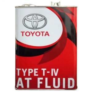 Жидкость трансмиссионная TOYOTA AT Fluid Type T-IV , 4 л / 08886-81015