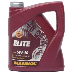 Масло моторное MANNOL 7903 Elite 5W-40 SN/CH-4, 4 л