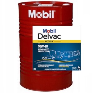 Масло моторное MOBiL Delvac Modern 10W-40 Advanced Protect CJ-4, 208 л