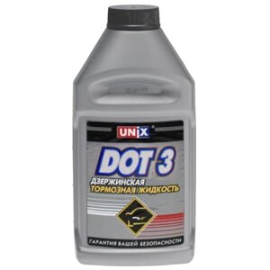 Жидкость тормозная UNiX Brake Fluid DOT-3, 455 гр