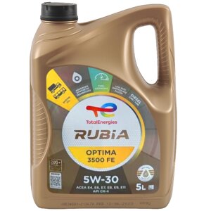 Масло моторное TOTAL Rubia Optima FE 5W-30 CK-4, 5 л