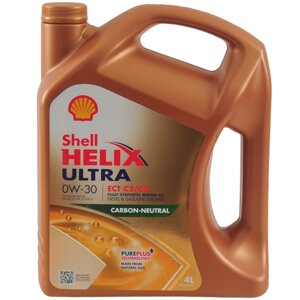 Масло моторное SHELL Helix Ultra ECT 0W-30 C2/C3, 4 л