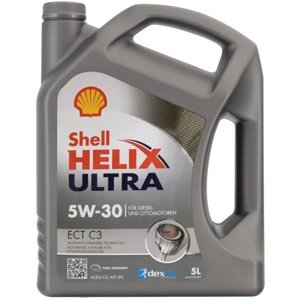 Масло моторное SHELL Helix Ultra ECT 5W-30 C3, SN, 5 л