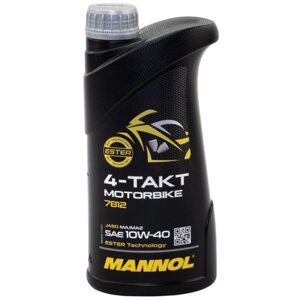 Масло моторное MANNOL 7812 4-Takt Motorbike 10W-40 MA/MA2, 1 л