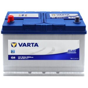 Аккумулятор 6СТ-95 Ач VARTA Blue Dynamic (G8) 306x173x225, EN 830 А, L+ прямой