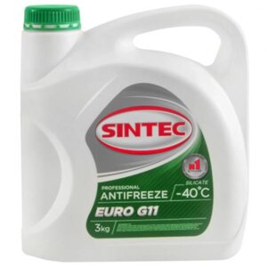 Антифриз зеленый G11 SiNTEC Antifreeze Euro -40C, 3 кг