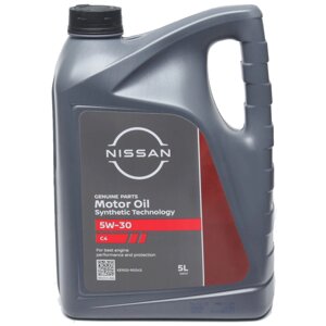 Масло моторное NiSSAN Motor Oil DPF 5W-30 C4, 5 л / KE900-90043