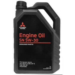 Масло моторное MiTSUBiSHi Engine Oil 5W-30 SN/CF, 4 л