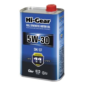 Масло моторное Hi-Gear 5W-30 SM/CF, 1 л