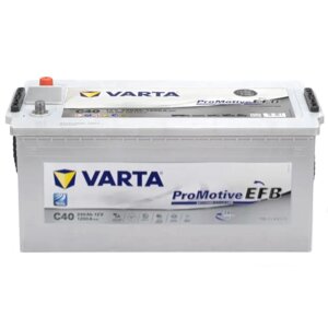 Аккумулятор 6СТ-240 Ач VARTA ProMotive EFB (C40) 518x276x242, EN 1200 А, R+ обратный