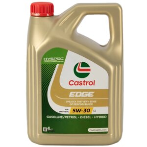 Масло моторное CASTROl EDGE 5W-30 LL, 4 л