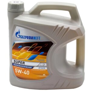 Масло моторное GAZPROMNEFT Super 5W-40 SG/CD, 4 л