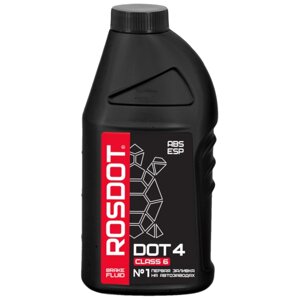 Жидкость тормозная ROSDOT DOT-4 Class 6, 500 мл
