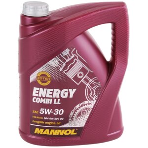 Масло моторное MANNOL 7907 Energy Combi LL 5W-30 C3, 5 л