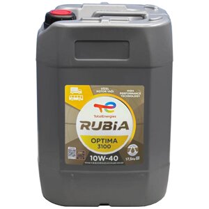 Масло моторное TOTAL Rubia Optima 3100 10W-40 CK-4, 20 л