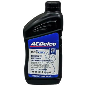 Жидкость трансмиссионная ACDELCO ATF Dexron VI, 1 л / 10-9243