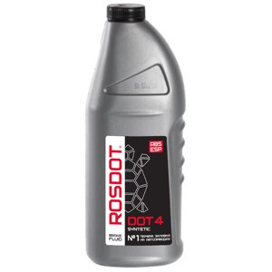 Жидкость тормозная ROSDOT Brake Fluid DOT-4, 1 л