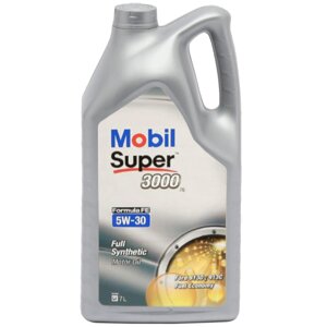 Масло моторное MOBiL Super 3000 X1 FE 5W-30, 7 л