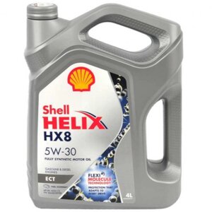 Масло моторное SHELL Helix HX8 ECT 5W-30, 4 л