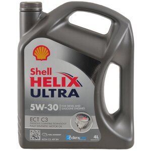 Масло моторное SHELL Helix Ultra ECT 5W-30 C3, SN, 4 л