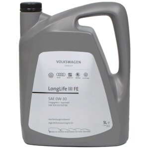 Масло моторное VOLKSWAGEN LongLife III FE 0W-30, 1 л / G S55545M2