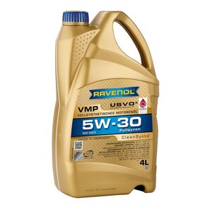 Масло моторное RAVENOL VMP 5W-30 SN, C3, 4 л