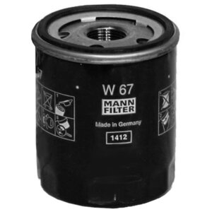 Фильтр масляный MANN Oil Filter W 67