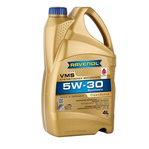 Масло моторное RAVENOL VMS 5W-30 SN, C3, 4 л