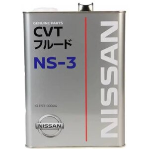 Жидкость вариатора NiSSAN CVT Fluid NS-3, 4 л / KLE53-00004