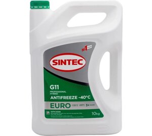 Антифриз зеленый G11 SiNTEC Antifreeze Euro -40C, 10 кг