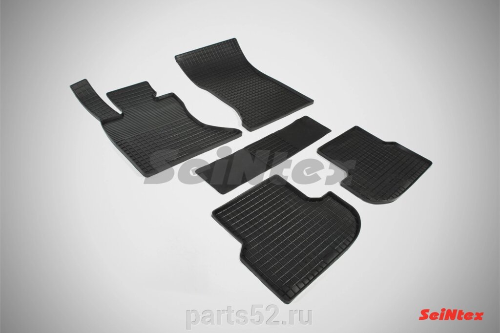 Резиновые коврики Сетка для BMW 5 Ser F-10 4WD 2013-2017 от компании PARTS52 - фото 1