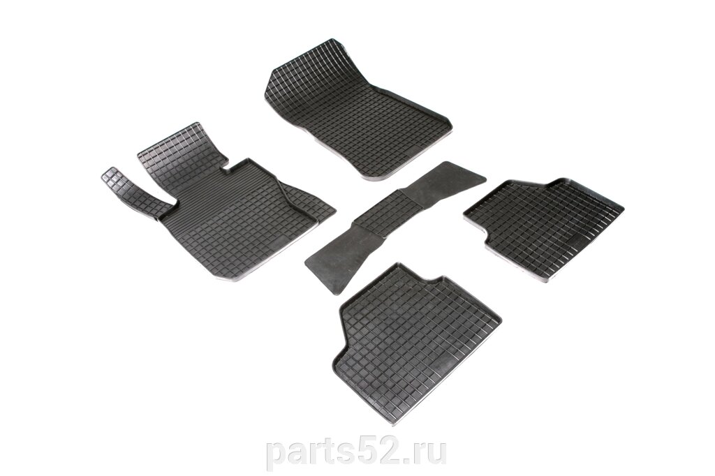 Резиновые коврики Сетка для BMW X-1 E-84 2009-2015 от компании PARTS52 - фото 1