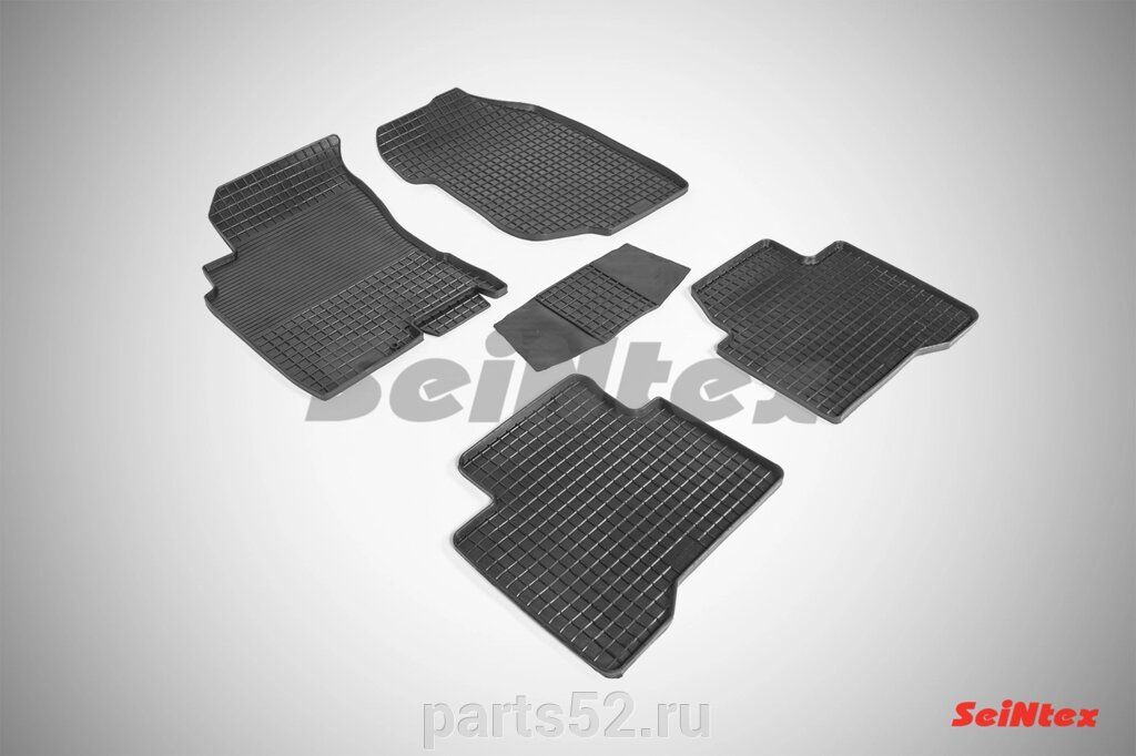 Резиновые коврики Сетка для Nissan X-Trail 2000-2007 от компании PARTS52 - фото 1