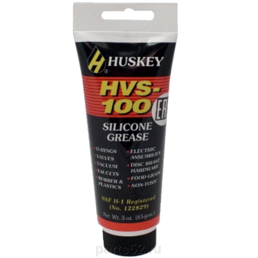 Смазка пищевая HUSKEY HVS-100 Silicone Grease, тюбик 85 гр от компании PARTS52 - фото 1