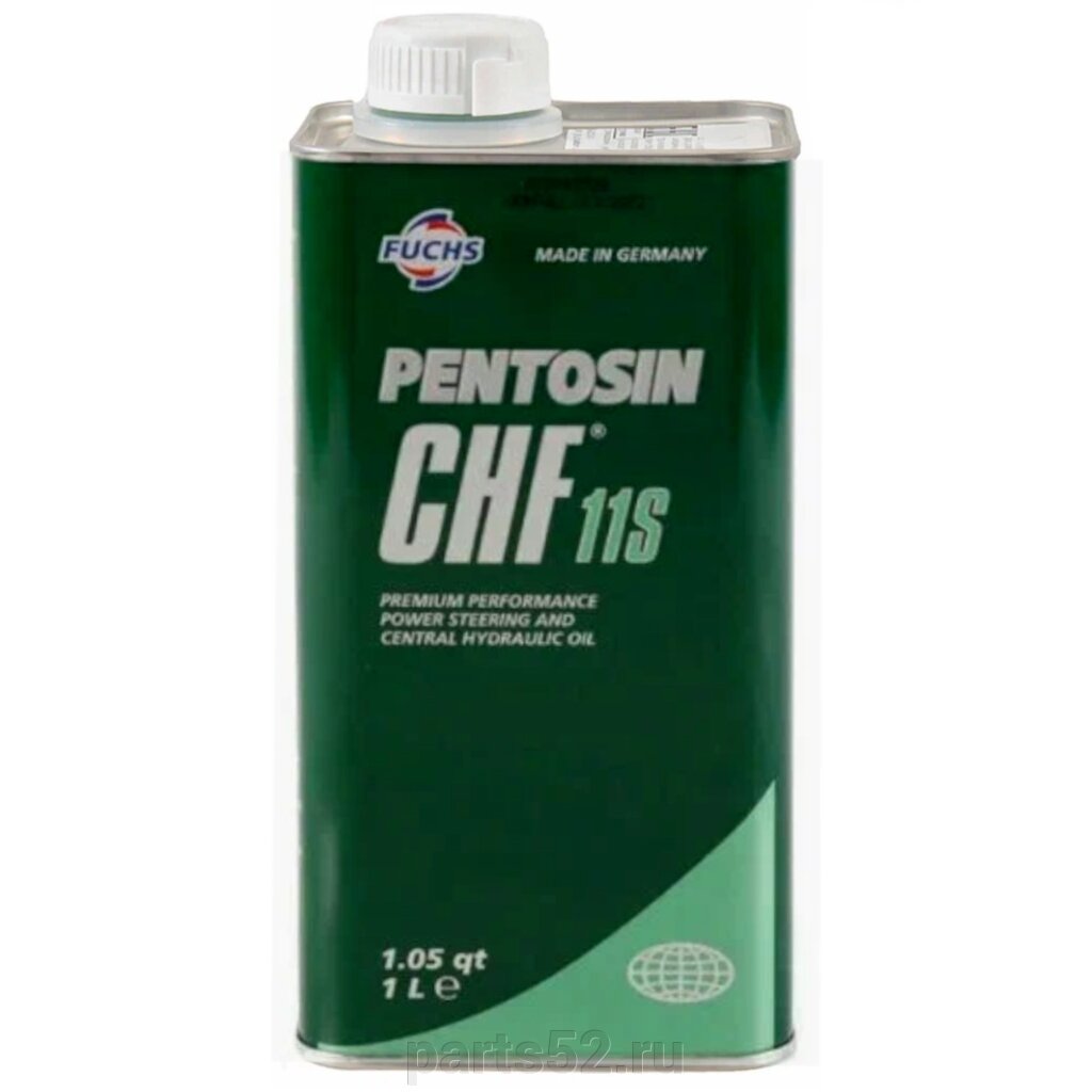 Жидкость ГУР зеленая FUCHS Pentosin CHF 11 S, 1 л от компании PARTS52 - фото 1