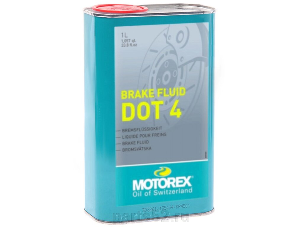 Жидкость тормозная MOTOREX Brake Fluid DOT-5.1, 1 л от компании PARTS52 - фото 1