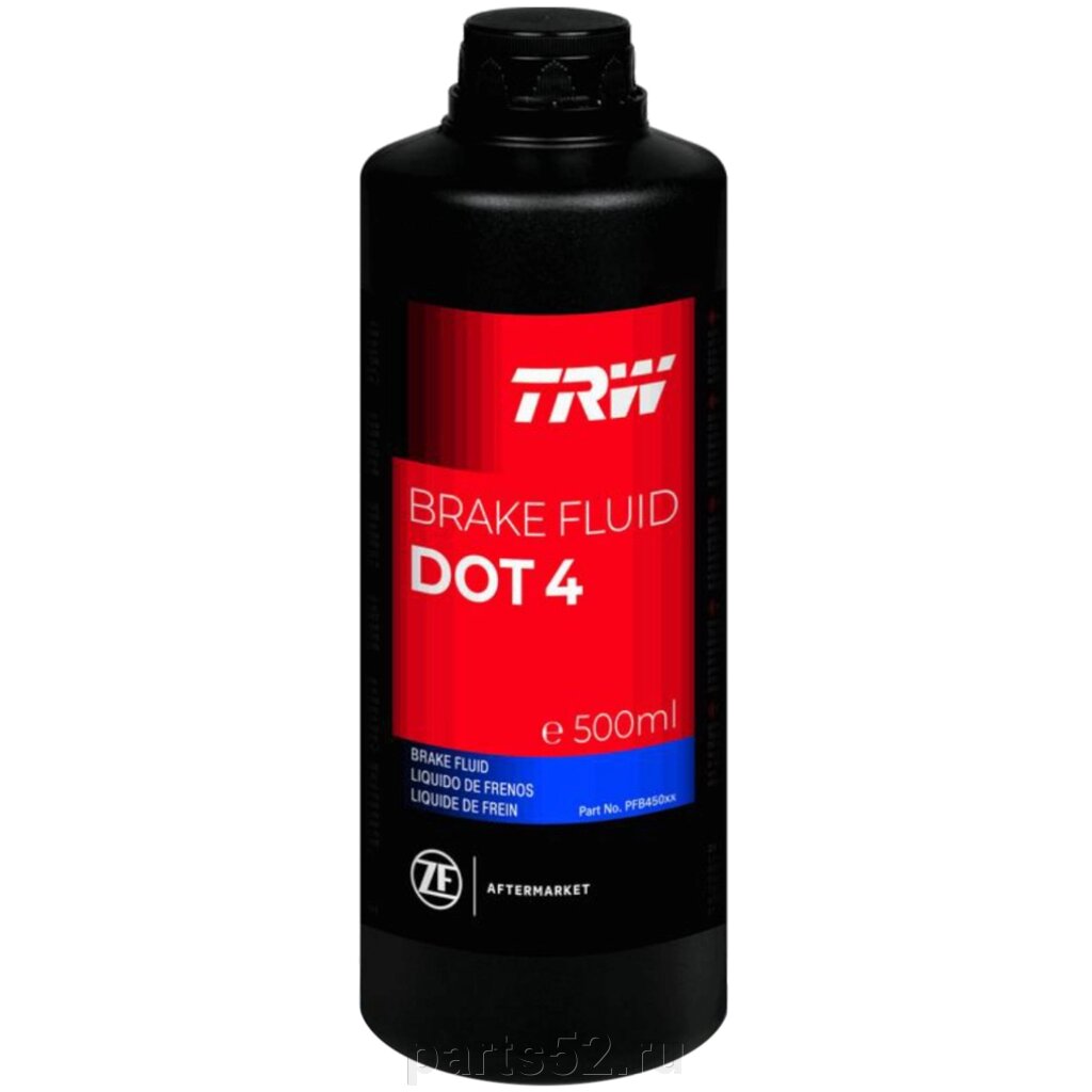 Жидкость тормозная TRW Brake Fluid DOT-4, 500 мл от компании PARTS52 - фото 1